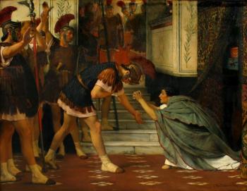 Sir Lawrence Alma-Tadema : Claudius Summoned